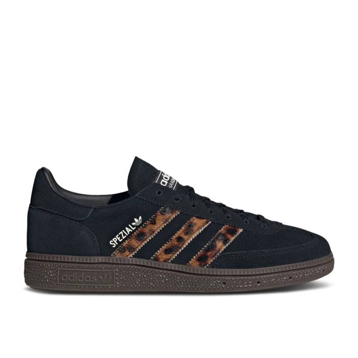 アディダス Adidas 【 Handball Spezial \u0027Leopard Stripes\u0027 Men Core Black/Core Black/Gum 】 ハンドボール スペシアル メンズ 中核グループ 黒いこと 黒いこと