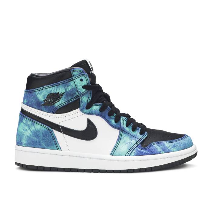 ナイキ エアジョーダン Air Jordan 【 Wmns Jordan 1 Retro High Og \u0027Tie-Dye\u0027 Women White/Black/Aurora Green 】 レトロ 御機嫌 レディース 白いこと 白いこと 黒いこと 黒いこと green 緑・緑であること