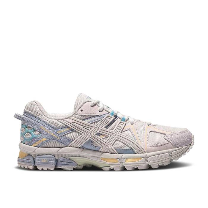 アシックス Asics 【 Wmns Gel Kahana 8 \u0027Grey Pink Blue\u0027 Women White/Blue/Grey 】 pink サクラ色 レディース 白いこと 白いこと 青み 青色 薄墨色 薄墨色