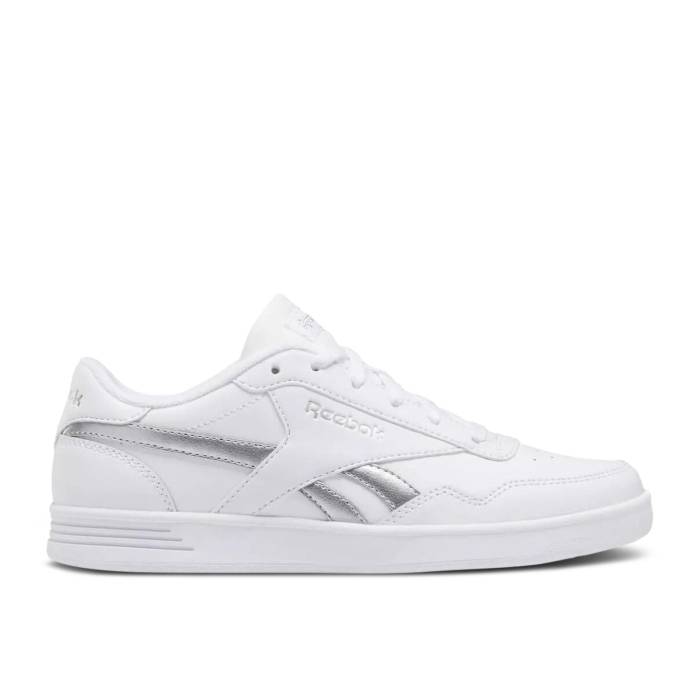 リーボック Reebok 【 Wmns Royal Techque T \u0027White Silver Metallic\u0027 Women White/Silver Metallic/White 】 Silver しろがね色・しろがね色 レディース 白いこと 白いこと Silver しろがね色・しろがね色