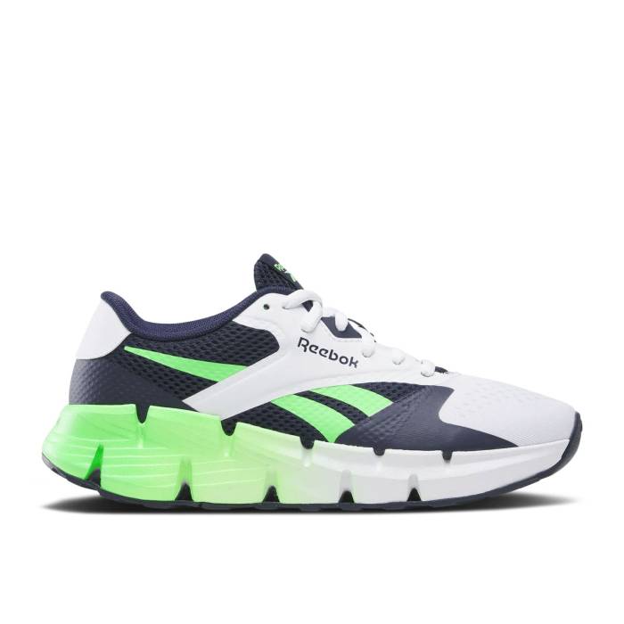 リーボック Reebok 【 Zig Dynamica 5 Big Kid 'Vector Navy Solar Lime' Youth White/Vector Navy/Solar Lime 】 Zig ジグ 紺色 ネイビー ジュニア キッズ 白色 ホワイト 紺色 ネイビー ライム|スニケス