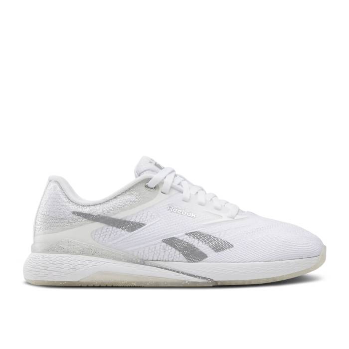 リーボック Reebok 【 Wmns Nano X5 \u0027White Silver Metallic\u0027 Women Footwear White/Barely Grey/Silver Metallic 】 ナノ Silver しろがね色・しろがね色 レディース 白いこと 白いこと 薄墨色 薄墨色 Silver しろがね色・しろがね色