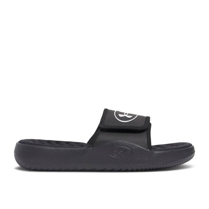 アンダーアーマー Under Armour 【 Ignite Pro 8 Slide \u0027Galaxy Black White\u0027 Men Black/Galaxy Black/White 】 イグナイト 労働者階級 Slide サンダル 黒いこと 黒いこと メンズ 黒いこと 黒いこと 天の河 白いこと 白いこと