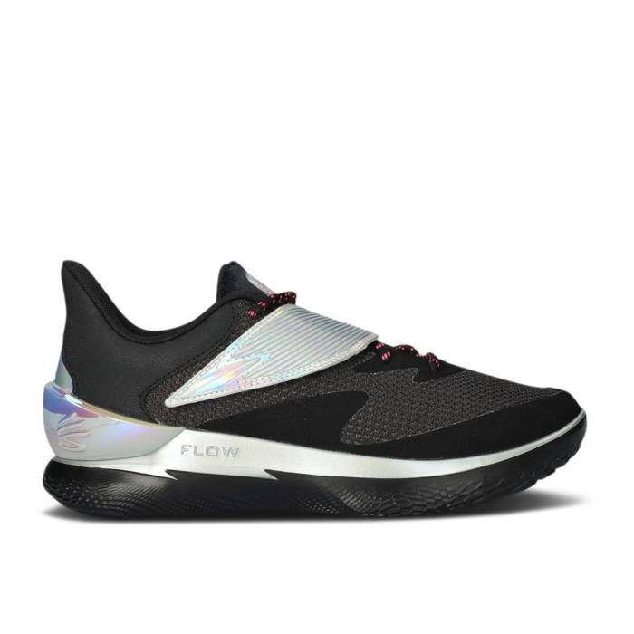 Curry Brand 【 Curry Fox 1 \u0027Gamer\u0027 Men Black/Steel/Aero Pink 】 カリー 狐狸 メンズ 黒いこと 黒いこと Steel スチール写真 pink サクラ色