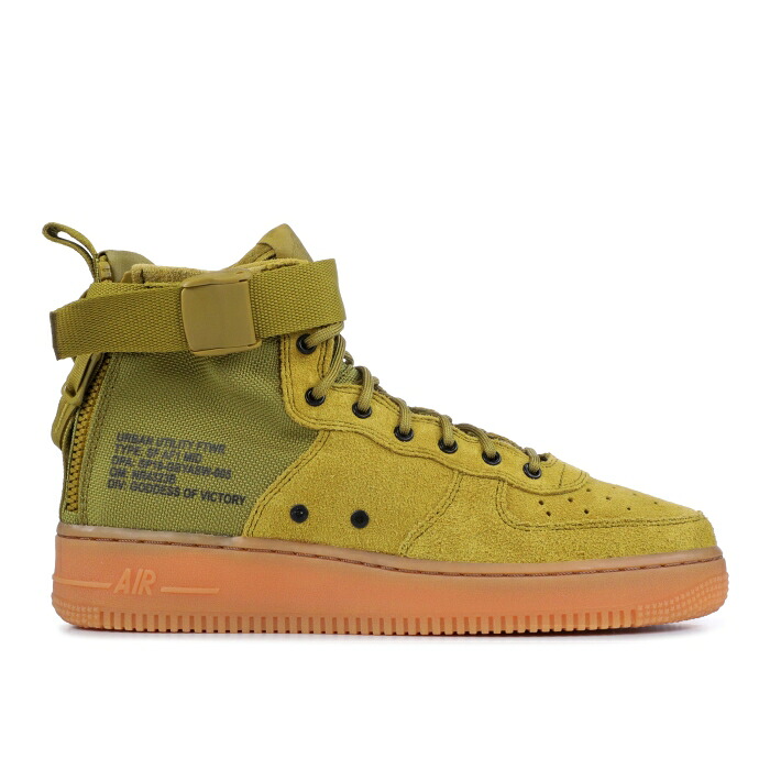 ナイキ Nike 【 Sf Air Force 1 Gs 'Desert Moss' Youth Desert Moss/Gum Medium Brown-Black-Desert Moss 】 ジュニア キッズ｜スニケス