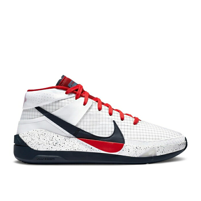 ナイキ Nike 【 Kd 13 Ep \u0027Usa\u0027 Men White/Obsidian/University Red 】 13 サー青二才 メンズ 白いこと 白いこと Red 赤・赤いこと