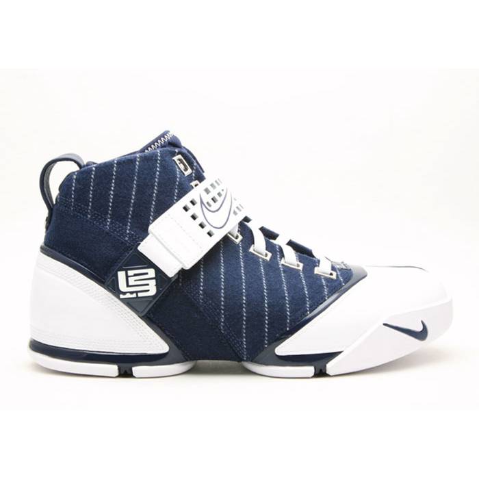 ナイキ Nike 【 Zoom Lebron 5 'Yankees' Men Midnight Navy/White-Midnight Navy 】 ズーム Lebron レブロン メンズ 紺色 ネイビー