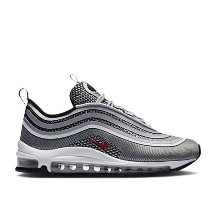 ナイキ Nike 【 Air Max 97 Ultra 17 Gs 'Silver Bullet' Youth Metallic Silver/Black-White-Varsity Red 】 マックス ultra ウルトラ ジュニア キッズ Silver 銀色・シルバー Red 赤・レッド|スニケス