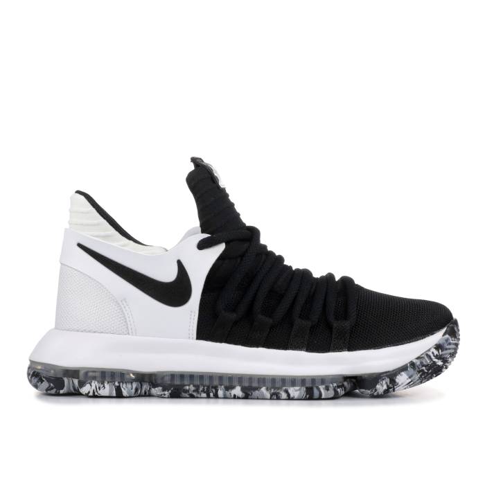 ナイキ Nike 【 Kd 10 ガウス \u0027Black White\u0027 Youth Black/Black-White 】 お坊っちゃん キッズ 黒いこと 黒いこと