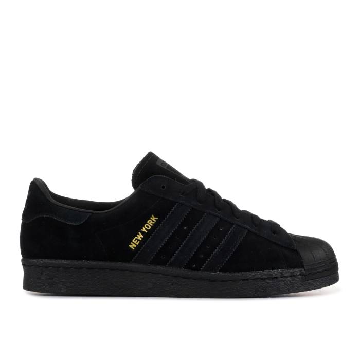 アディダス Adidas 【 Superstar 80S \u0027Nyc\u0027 Men Black 】 Superstar はやりっ子 メンズ 黒いこと 黒いこと
