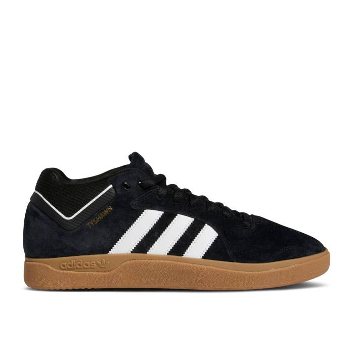 アディダス Adidas 【 Tyshawn \u0027Black Gum\u0027 Men Core Black/Cloud White/Gold Metallic 】 メンズ 中核グループ 黒いこと 黒いこと 白いこと 白いこと ゴールド