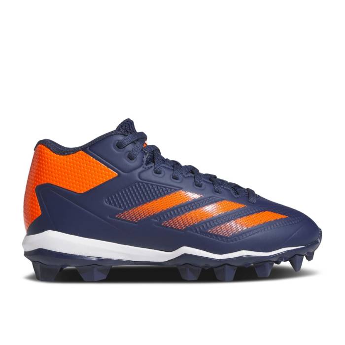 アディダス Adidas 【 Adizero Impact Molded K \u0027Navy Blue Orange\u0027 Youth Team Navy Blue/Team Orange/Team Orange 】 アディゼロ 差しひびき 青碧 青碧 お坊っちゃん キッズ Team 野球クラブ 紺色 米国海軍 青碧 青碧 orange 橙