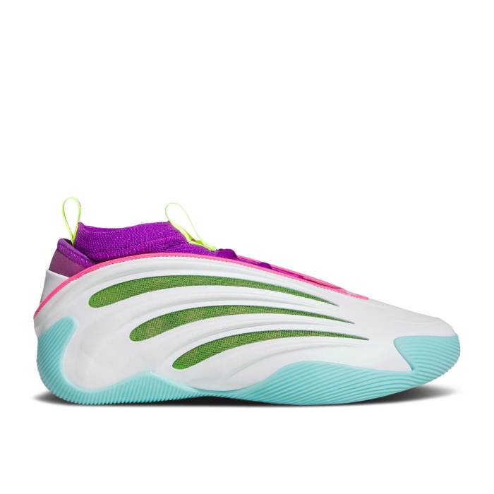 アディダス Adidas 【 Jalen Williams X Harden Vol. 9 \u0027White Lucid Lime Pink\u0027 Men Footwear White/Lucid Lime/Lucid Pink 】 ハーデン 菩提樹 メンズ 白いこと 白いこと 菩提樹 pink サクラ色
