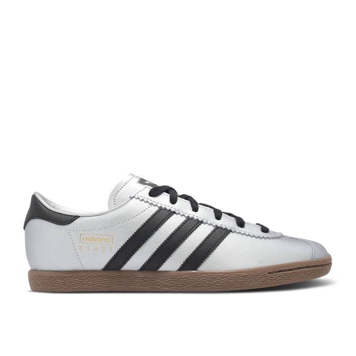 アディダス Adidas 【 Stadt 'Silver Metallic Black' Men Silver Metallic/Core Black/Gum 】 メンズ Silver 銀色・シルバー コア 黒色 ブラック