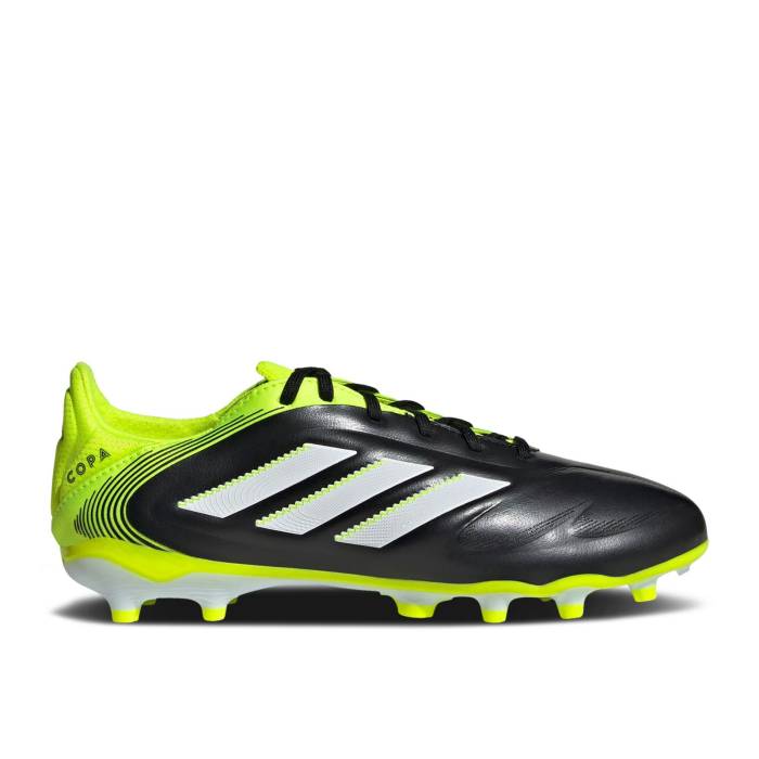 アディダス Adidas 【 Copa Pure 3 Elite Fg Mg K \u0027Radiant Blaze Pack\u0027 Youth Core Black/Cloud White/Lucid Lemon 】 純一無雑 エリート お坊っちゃん キッズ 中核グループ 黒いこと 黒いこと 白いこと 白いこと