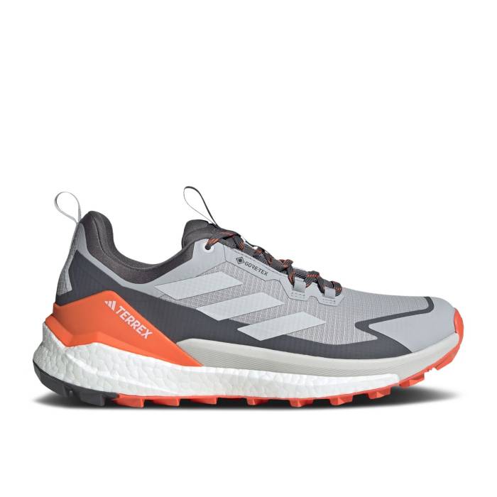 アディダス Adidas 【 Terrex Free Hiker 2.0 Low Gore-Tex \u0027Grey Orange\u0027 Men Grey Two/Grey One/Grey Five 】 無償性 ゴアテックス メンズ 薄墨色 薄墨色