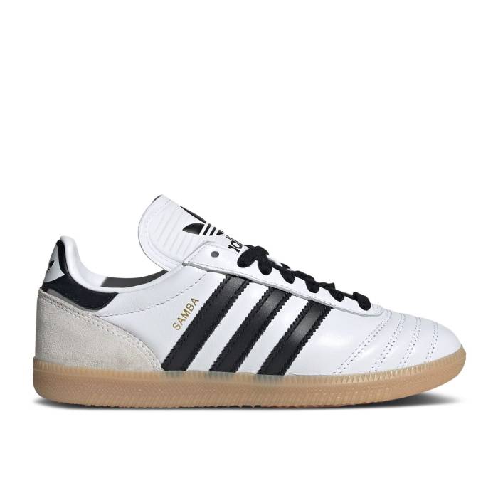 アディダス Adidas 【 Samba Jp J \u0027White Black\u0027 Youth Cloud White/Core Black/Gum 】 サンバ お坊っちゃん キッズ 白いこと 白いこと 中核グループ 黒いこと 黒いこと