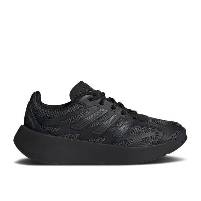 アディダス Adidas 【 Adizero Aruku C \u0027Black Carbon\u0027 Youth Core Black/Carbon/Iron Metallic 】 アディゼロ お坊っちゃん キッズ 中核グループ 黒いこと 黒いこと 炭素