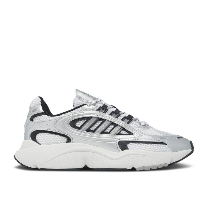 アディダス Adidas 【 Ozmillen \u0027Silver Metallic Black\u0027 Men Silver Metallic/Core Black/Footwear White 】 メンズ Silver しろがね色・しろがね色 中核グループ 黒いこと 黒いこと 白いこと 白いこと