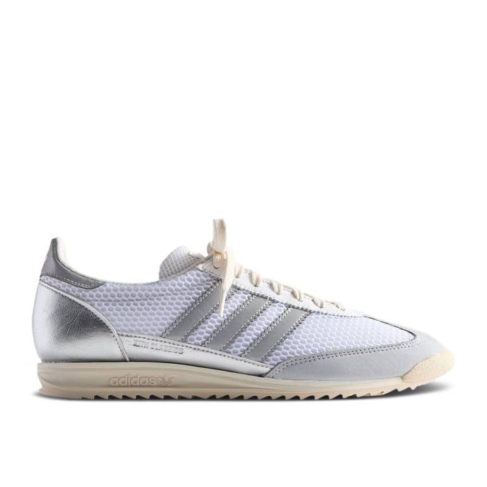 アディダス Adidas 【 Kith X Wmns Sl72 Og \u0027Running Through The Decades Pack\u0027 Women Green/Metallic Silver 】 レディース green 緑・緑であること Silver しろがね色・しろがね色
