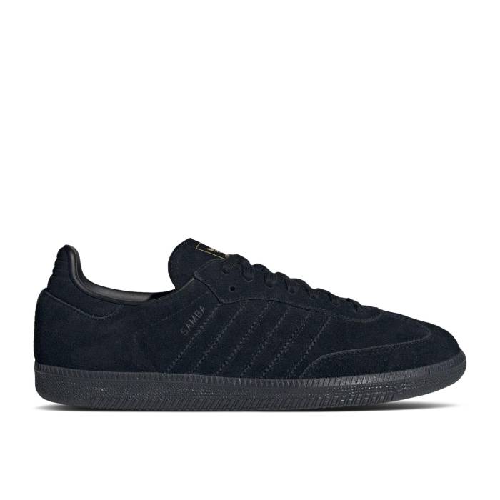 アディダス Adidas 【 Samba \u0027Core Black Gold\u0027 Men Core Black/Grey Three/Gold Metallic 】 サンバ 黒いこと 黒いこと メンズ 中核グループ 黒いこと 黒いこと 薄墨色 薄墨色 ゴールド