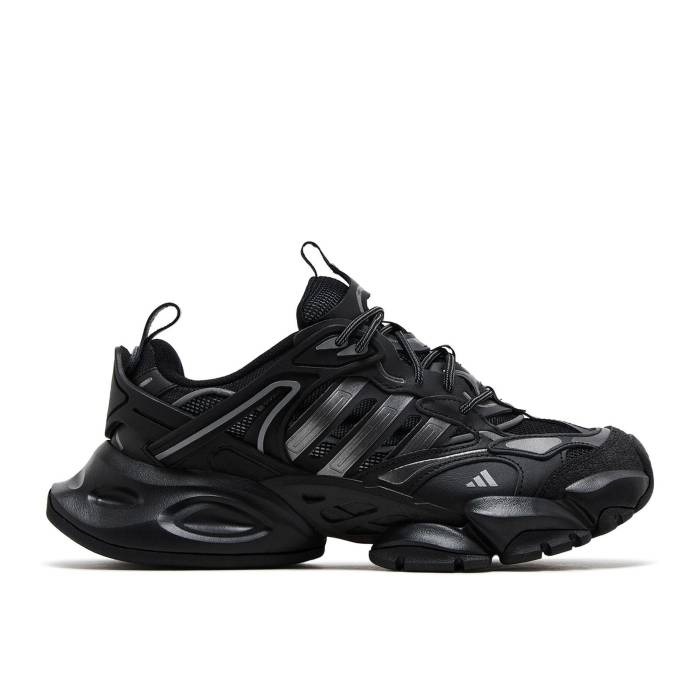 アディダス Adidas 【 Xlg Runner Deluxe \u0027Black\u0027 Men Core Black/Iron Metallic/Core Black 】 晴れ晴れしい メンズ 中核グループ 黒いこと 黒いこと