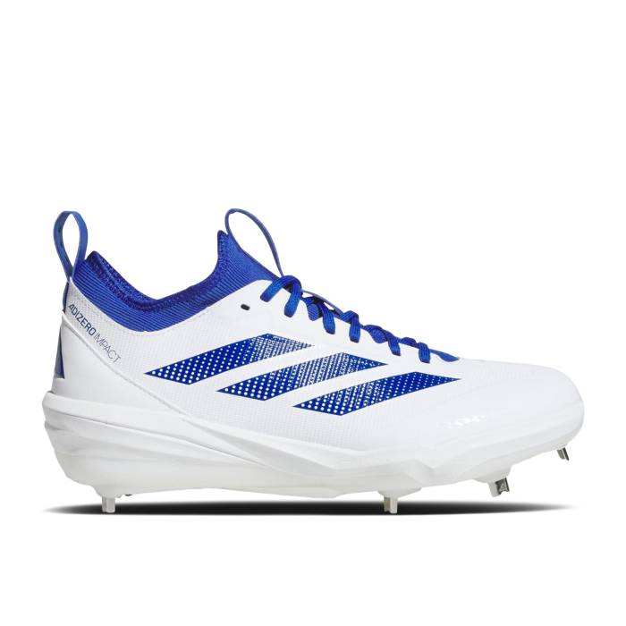 アディダス Adidas 【 Adizero Impact 2.0 \u0027Cloud White Royal Blue\u0027 Men Cloud White/Royal Blue/Royal Blue 】 アディゼロ 差しひびき 白いこと 白いこと メンズ 白いこと 白いこと 青味 青み