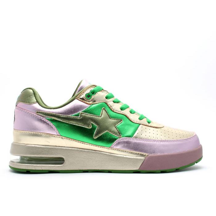 ベイプ Bape 【 Pharrell X Roadsta Fs-034 Low \u0027Yellow Green\u0027 Men Yellow/Green 】 メンズ yellow 黄味がかった・黄色 green 緑・緑であること