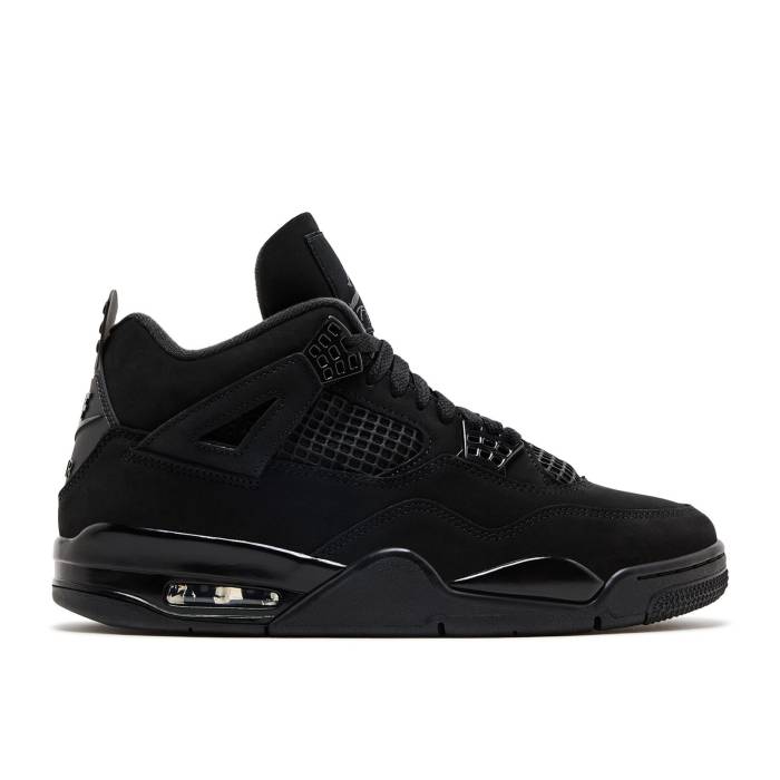 ナイキ エアジョーダン Air Jordan 【 Jordan 4 Retro \u0027Black Cat\u0027 2025 Men Black/Black/Light Graphite 】 レトロ メンズ 黒いこと 黒いこと