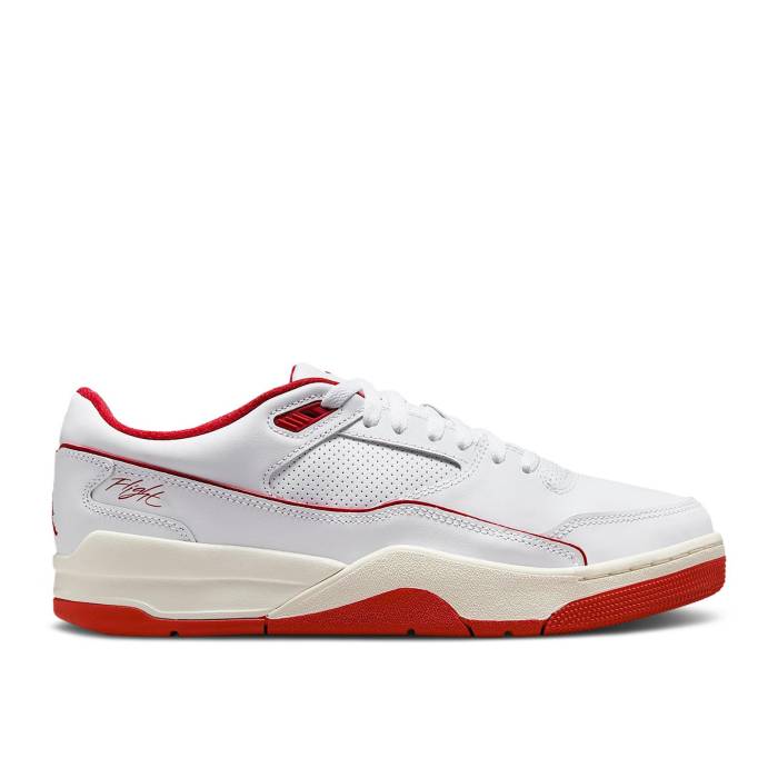 ナイキ エアジョーダン Air Jordan 【 Jordan Flight Court \u0027White Varsity Red\u0027 Men White/Sail/Black/Varsity Red 】 Flight 飛行 厚地の外套 メンズ 白いこと 白いこと 黒いこと 黒いこと Red 赤・赤いこと