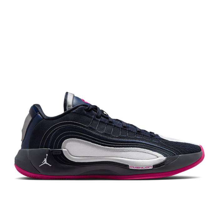 ナイキ　エアジョーダン Air Jordan 【 Jordan Luka 4 Pf 'Navidor' Men Dark Obsidian/Black/Pink Prime/Metallic Silver 】 メンズ 黒色 ブラック pink ピンク Silver 銀色・シルバー