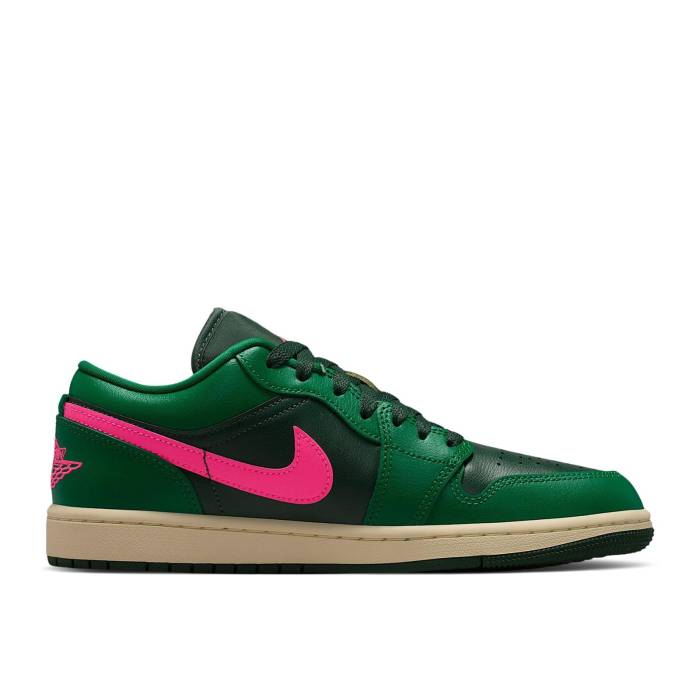 ナイキ エアジョーダン Air Jordan 【 Wmns Jordan 1 Low \u0027Malachite Pink Blast\u0027 Women Malachite/Pink Blast/Coconut Milk/Fir 】 pink サクラ色 レディース pink サクラ色 ブラジャー同盟罷工
