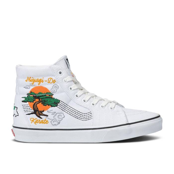 ヴァンズ Vans 【 Cobra Kai X Sk8-Hi 'Miyagi Do' Men True White/Multi 】 スケートハイ メンズ 白色 ホワイト