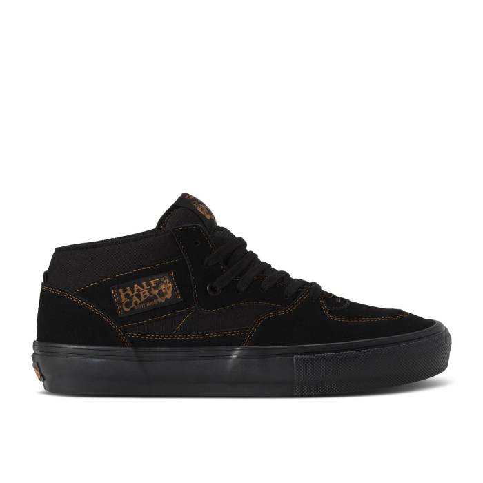 ヴァンズ Vans 【 Skate Half Cab Black Brown Men Black/Brown 】 Skate スケート ハーフ メンズ 黒色 ブラック 茶色 ブラウン