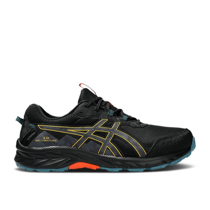 アシックス Asics 【 Gel Venture 10 Waterproof \u0027Black Carrier Grey\u0027 Men Black/Carrier Grey 】 メンズ 黒いこと 黒いこと 薄墨色 薄墨色