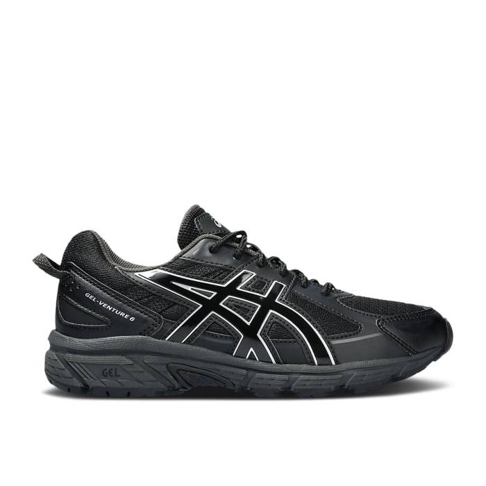 アシックス Asics 【 Gel Venture 6 ガウス \u0027Triple Black\u0027 Youth Black/Black 】 お坊っちゃん キッズ 黒いこと 黒いこと