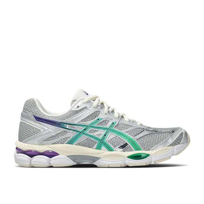 アシックス Asics 【 Gel Cumulus 16 \u0027Tomo\u0027 Men Cream/Malachite Green 】 メンズ 皮膚軟化剤 green 緑・緑であること