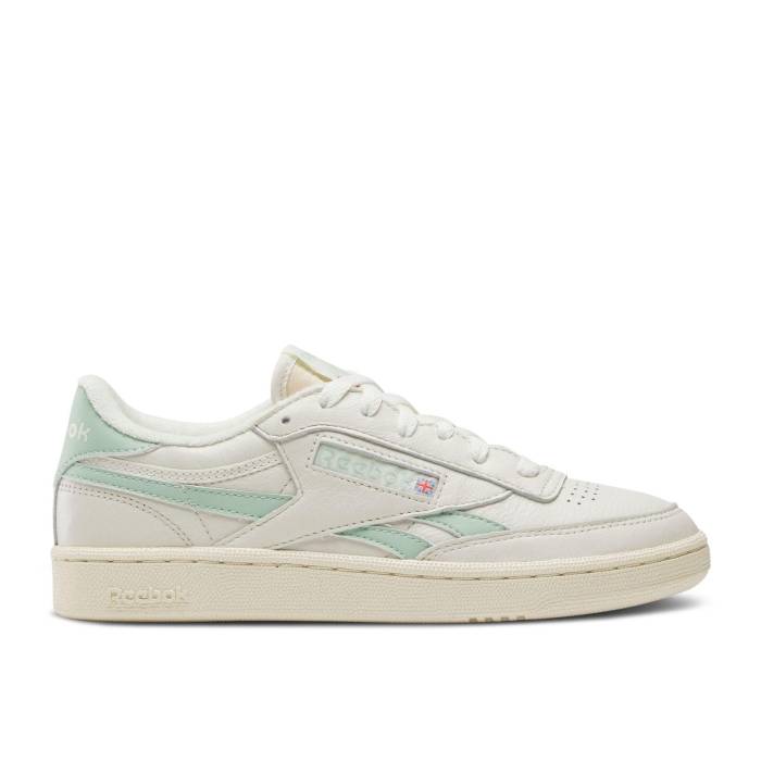 リーボック Reebok 【 Wmns Club C Revenge Vintage 'Vintage Chalk Light Sage' Women Vintage Chalk/Light Sage/Paper White 】 クラブ vintage ビンテージ・ヴィンテージ レディース vintage ビンテージ・ヴィンテージ 白色 ホ