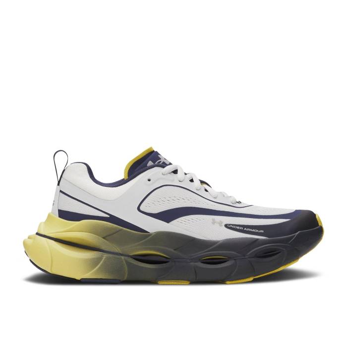アンダーアーマー Under Armour 【 Wmns Halo Racer \u0027Washed Navy Yellow Shade\u0027 Women Washed Navy/Yellow Shade/Distant Grey 】 紺色 米国海軍 yellow 黄味がかった・黄色 レディース 紺色 米国海軍 yellow 黄味がかった・黄色 薄墨色