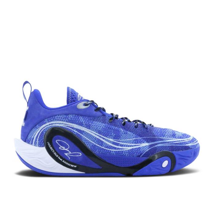 リーニン Li-Ning 【 Kicks Crew X Dlo1 \u0027Royal Blue Skies\u0027 Men Royal Blue Skies 】 労働者の一団 青碧 青碧 メンズ 青碧 青碧