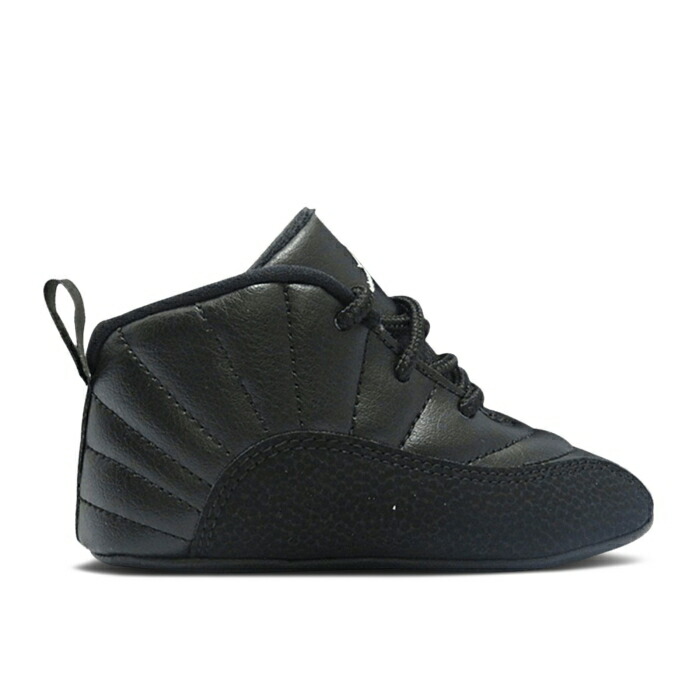 ナイキ　エアジョーダン Air Jordan 【 Jordan 12 Retro Infant 'The Master' Gift Pack Infant Black/White-Black-Metallic Gold 】 レトロ キッズ ベビー マタニティ ベビーファッション 靴 スニーカー ベビー 黒色 ブラ画像