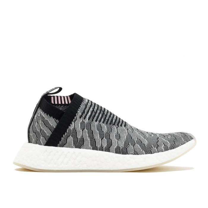 アディダス Adidas 【 Wmns Nmd_Cs2 Primeknit \u0027Grey White\u0027 Women Core Black/Core Black 】 レディース 中核グループ 黒いこと 黒いこと