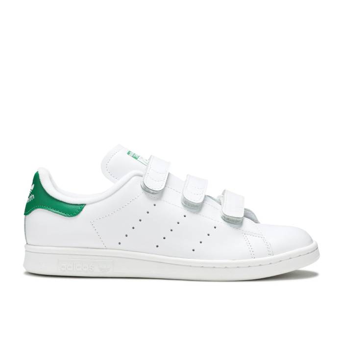 アディダス Adidas 【 Stan Smith Cf 'White Green' Men Footwear White/Green 】 メンズ 白色 ホワイト green 緑・グリーン
