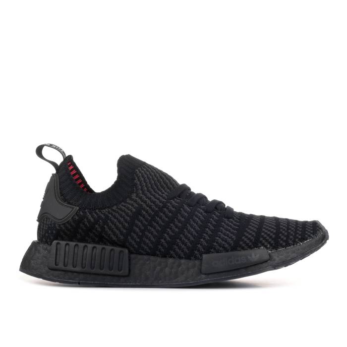 アディダス Adidas 【 Nmd_R1 Primeknit Stlt Triple Black Men Black/Black/Black 】 メンズ 黒色 ブラック