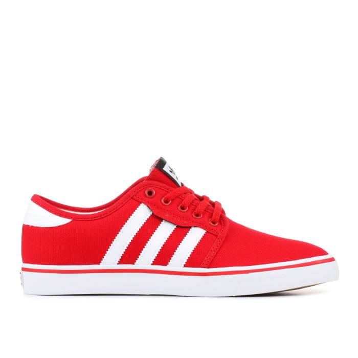 アディダス Adidas 【 Seeley 'Scarlet' Men Scarlet/Footwear White/Core Black 】 メンズ 白色 ホワイト コア 黒色 ブラック