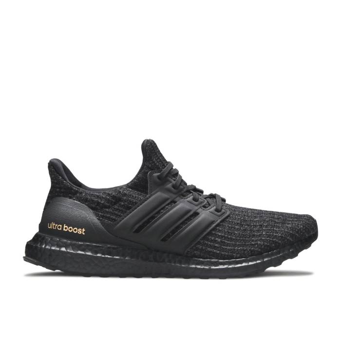 アディダス Adidas 【 Wmns Ultraboost 4.0 \u0027Triple Black Gold\u0027 Women Core Black/Core Black/Gold Metallic 】 黒いこと 黒いこと レディース 中核グループ 黒いこと 黒いこと ゴールド