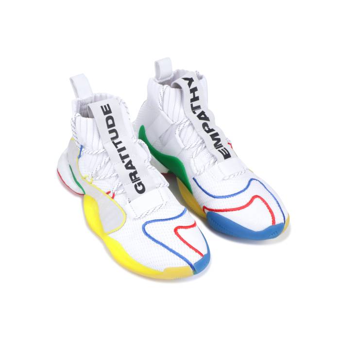 アディダス Adidas 【 Pharrell X Crazy Byw X \u0027Gratitude\u0027 Men Footwear White/Supplier Color/Supplier Color 】 クレイジー メンズ 白いこと 白いこと