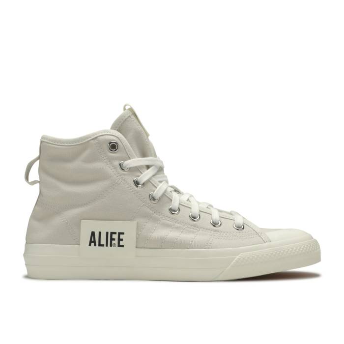 アディダス Adidas 【 Alife X Nizza High \u0027A Way Of Life\u0027 Men Cloud White/Cloud White 】 エーライフ ご機嫌 メンズ 白いこと 白いこと