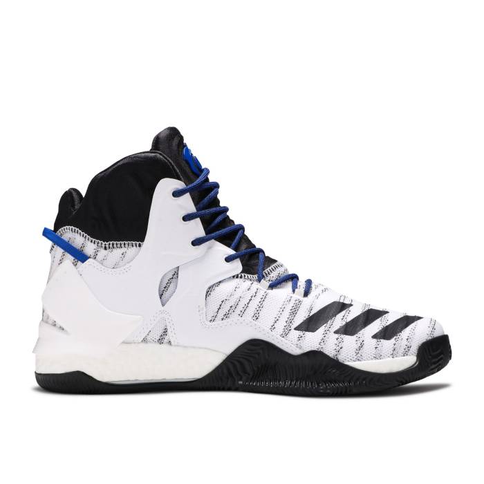 アディダス Adidas 【 D Rose 7 Primeknit White Blue Men Footwear White/Core Black/Blue 】 Rose ローズ メンズ 白色 ホワイト コア 黒色 ブラック 青色 ブルー