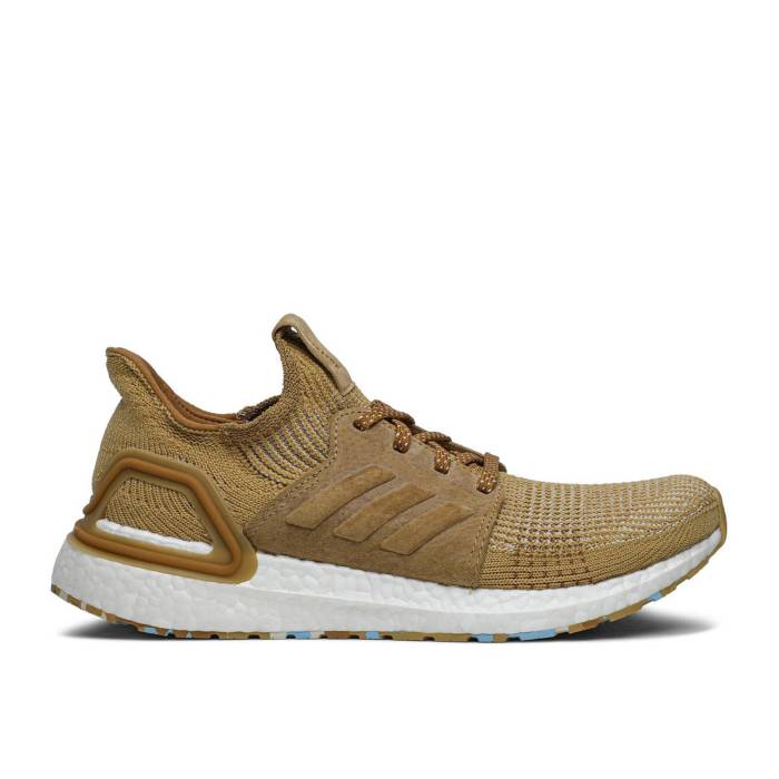 アディダス Adidas 【 Universal Works X Ultraboost 19 \u0027Raw Sand\u0027 Men Raw Sand/Mesa/Chalk White 】 メンズ 砂色・真砂 白いこと 白いこと スニーカー-メンズ靴